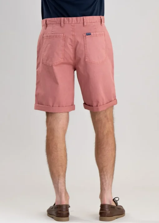 Overdyed Twill Shorts - Pink Clay