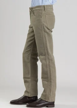 Overseer Luxury Moleskin Jeans - Lovat