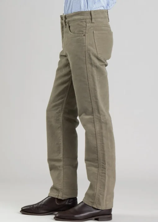 Overseer Luxury Moleskin Jeans - Lovat