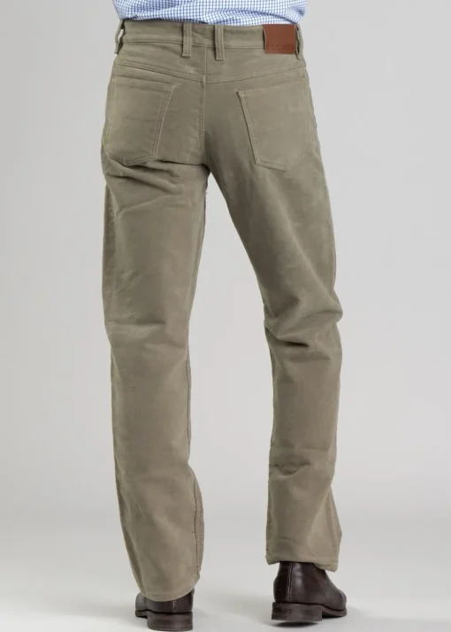 Overseer Luxury Moleskin Jeans - Lovat