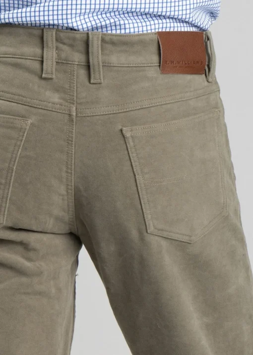 Overseer Luxury Moleskin Jeans - Lovat