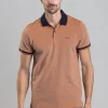 Oxford Pique Polo - Pumpkin Orange
