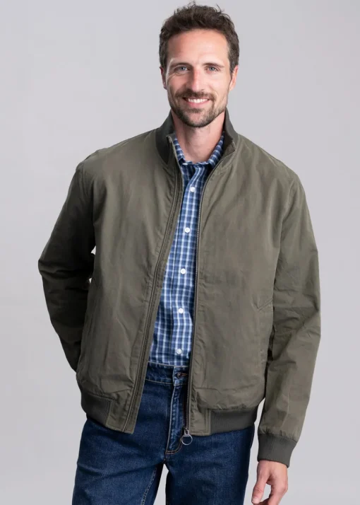 Palmer Bomber Jacket - Khaki