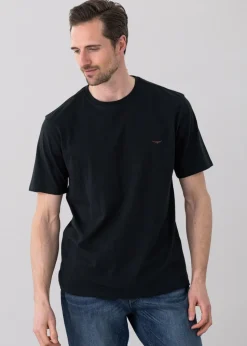 Parson T-Shirt - Black and Chestnut