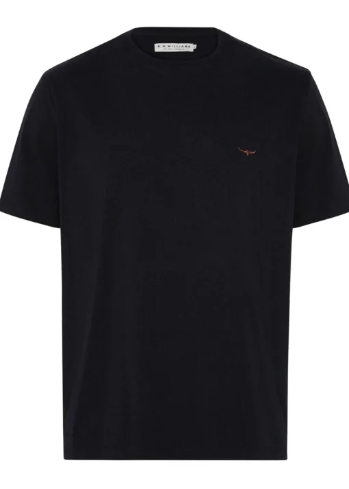 Parson T-Shirt - Black and Chestnut