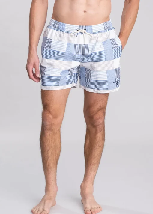 Patch Swim Shorts - Sky