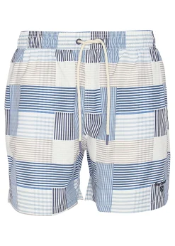 Patch Swim Shorts - Sky
