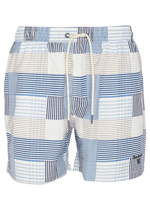 Patch Swim Shorts - Sky