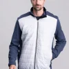Peder Full Zip Windproof Jacket - Chambray Marble Grey