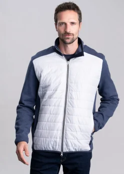 Peder Full Zip Windproof Jacket - Chambray Marble Grey