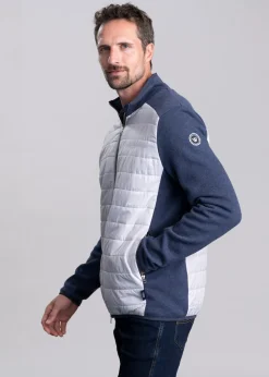 Peder Full Zip Windproof Jacket - Chambray Marble Grey