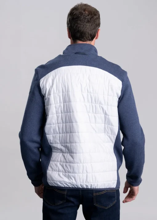 Peder Full Zip Windproof Jacket - Chambray Marble Grey