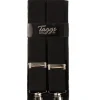 Plain Clip Braces - Black