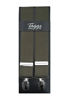 Plain Clip Braces - Sage