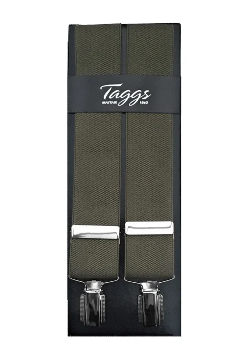 Plain Clip Braces - Sage
