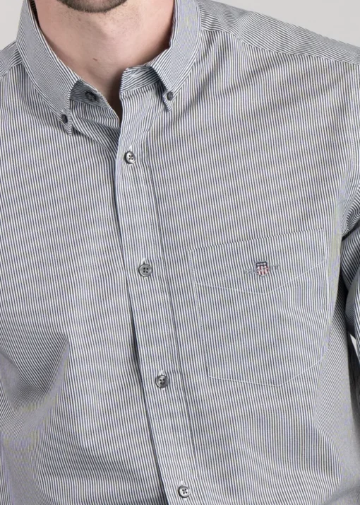 Poplin Banker Shirt - Black