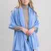Poppy Cashmere Wrap - Hyacinth