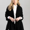 Poppy Cashmere Wrap - Black