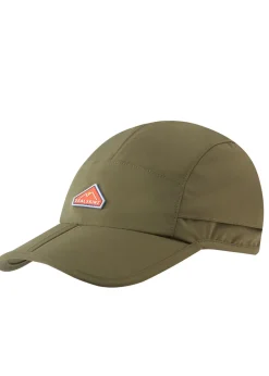 Poringland Waterproof Foldable Peak Plain Hiking Cap - Olive