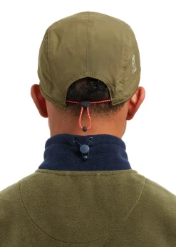 Poringland Waterproof Foldable Peak Plain Hiking Cap - Olive