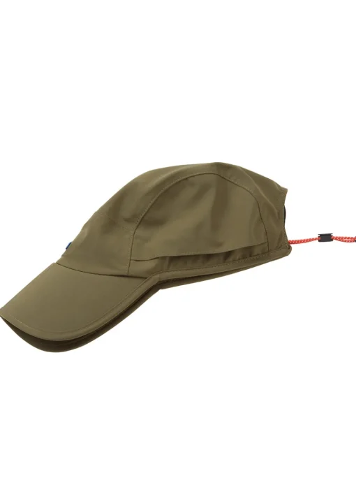 Poringland Waterproof Foldable Peak Plain Hiking Cap - Olive