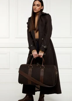 Regency Holdall - Brown Herringbone