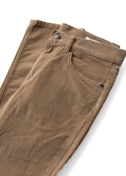 Regular Cord Jeans - Dark Khaki