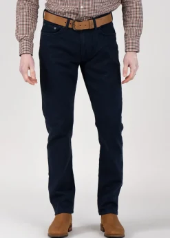 Regular Twill Jeans - Marine