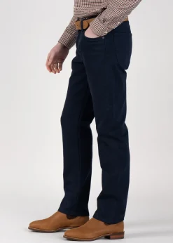 Regular Twill Jeans - Marine