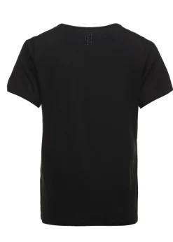 Relax Fit Crew Neck T-Shirt - Black