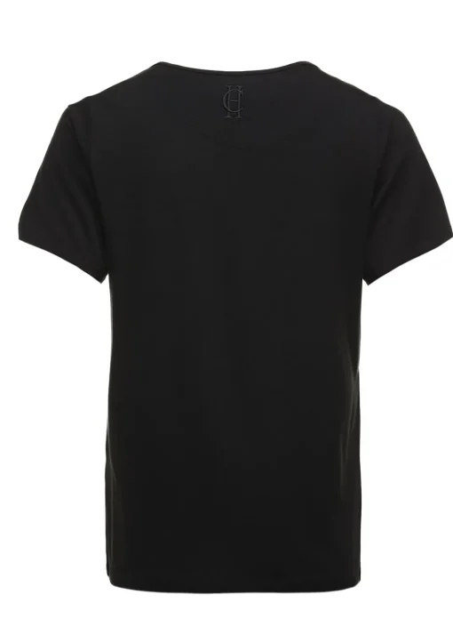 Relax Fit Crew Neck T-Shirt - Black