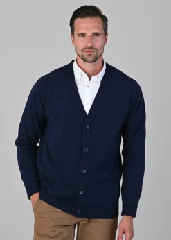 Rob 2 Ply Lambswool Cardigan - Astra