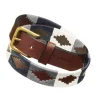 Roca 1.5" Polo Belt - Navy, Grey and White