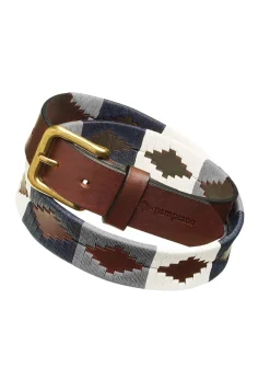 Roca 1.5" Polo Belt - Navy, Grey and White