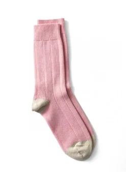 Rosie Socks - Blush and Cream