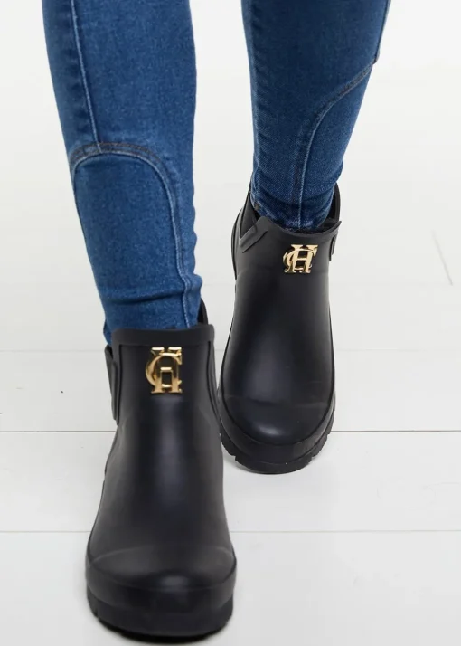Rubber Chelsea Boots - Black