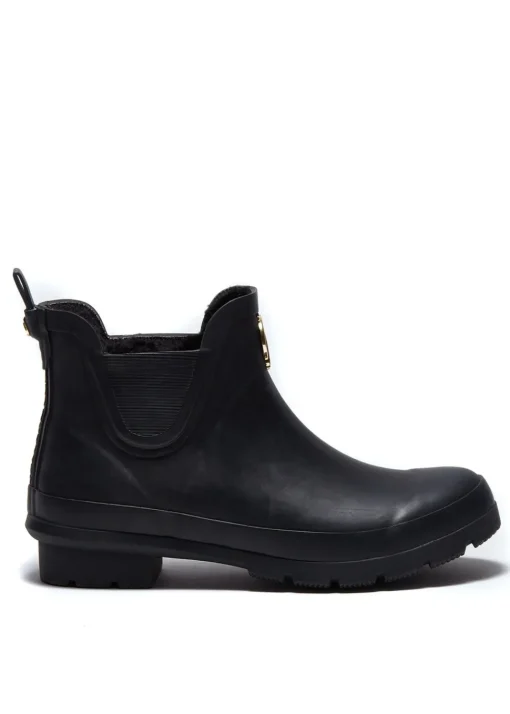 Rubber Chelsea Boots - Black