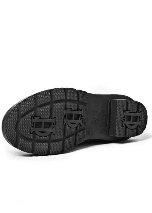 Rubber Chelsea Boots - Black
