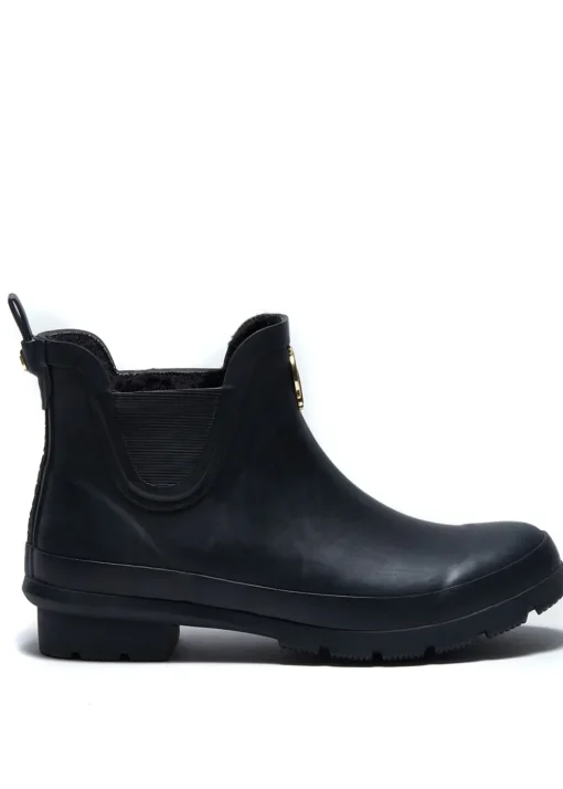 Rubber Chelsea Boots - Black