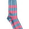 Rugger Stripe Socks - Jeans and Bubblegum