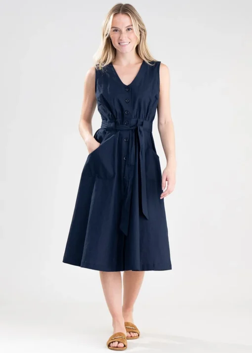 Rutherglen Midi Dress - Navy