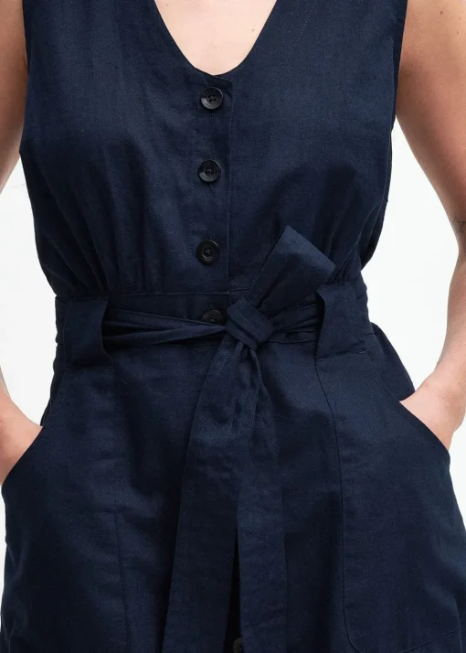 Rutherglen Midi Dress - Navy