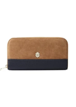 Salisbury Purse - Tan and Navy