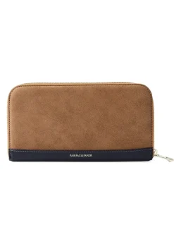 Salisbury Purse - Tan and Navy