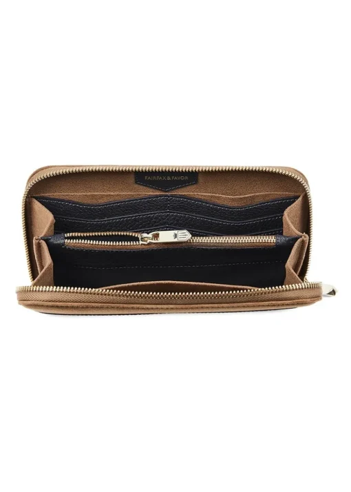 Salisbury Purse - Tan and Navy