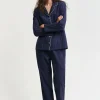 Satin Stripe Pyjama Set