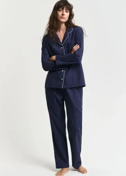 Satin Stripe Pyjama Set