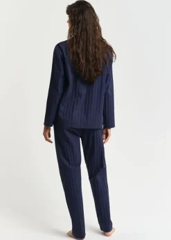 Satin Stripe Pyjama Set