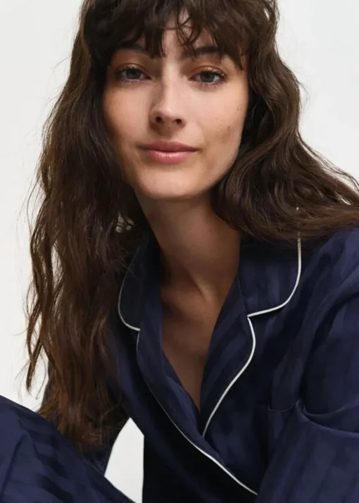 Satin Stripe Pyjama Set