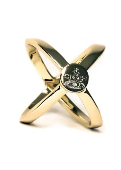 Scarf Ring - Gold